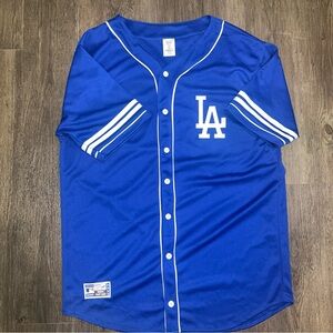 Genuine Merchandise Blue LA Dodgers Baseball streetwear Jersey